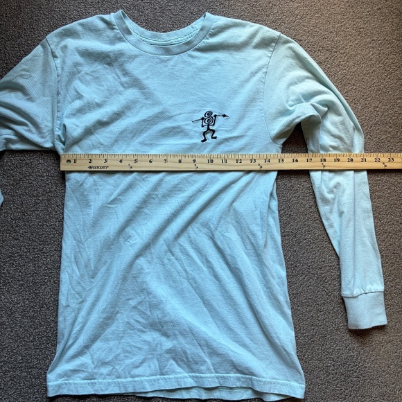 STUSSY Long Sleeve Crew Neck Tshirt Grunge Skate 90s Y2k Indie Urban | Size S - Picture 7 of 13